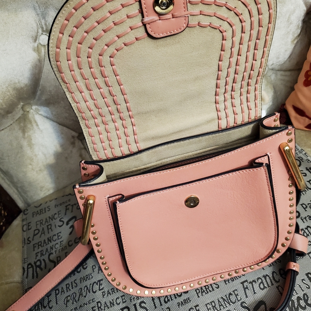 (SOLD)Authentic Chloe Hudson in salmon rose color - Picture 3 of 12